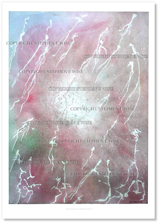 Buy Original Art Works from leading Contemporary Artist Stephen E Wise - Artwork Title : Spirits Rising